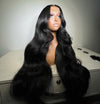 Raven Black Custom Wig – Long Layers HD Lace Glueless